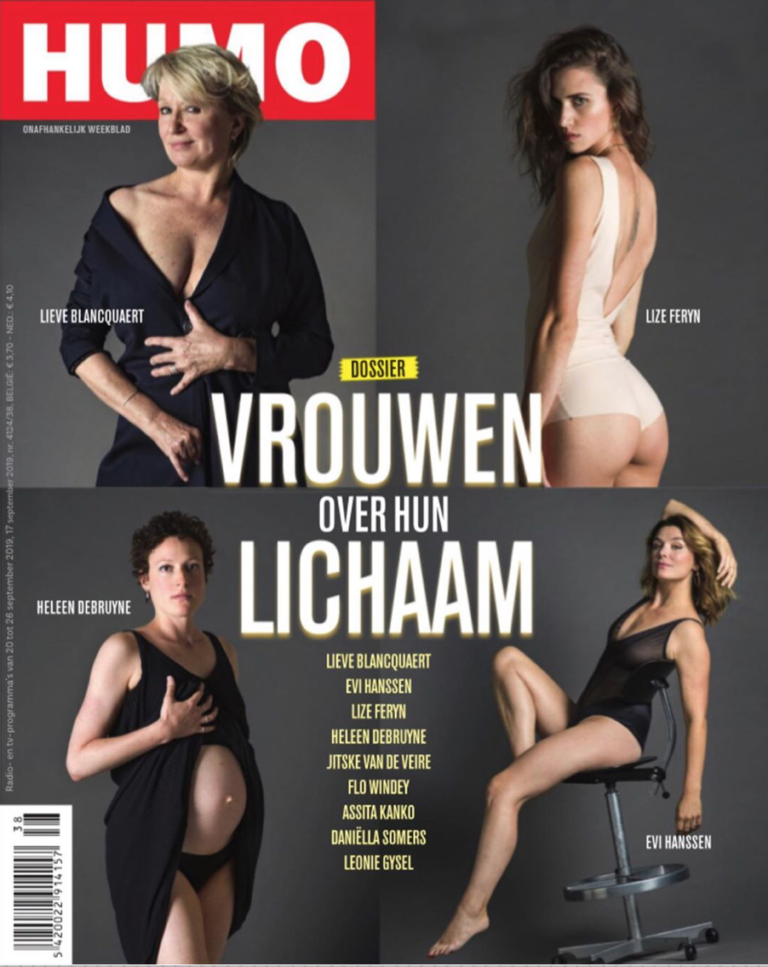 Humo cover met Judith lingerie als resultaat van public relations en influencer campagne